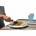 Rebord assiette incurvé